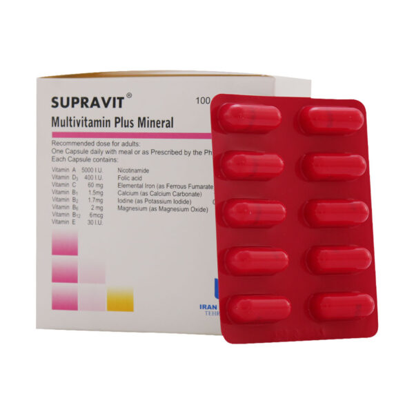 مولتی ویتامین و مینرال ۱۰۰عددی